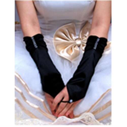 a pair of black knee high socks