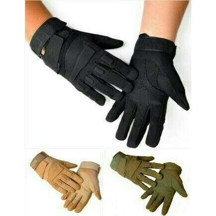 a pair of gloves with a glove on each hand.