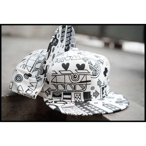 a paper hat made by my son.