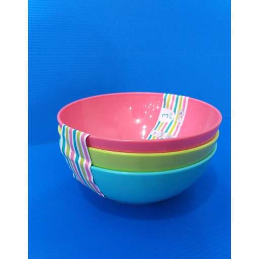 colorful bowl in a rainbow colors