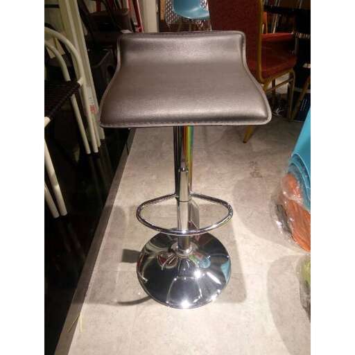 custom bar stool with a custom base.