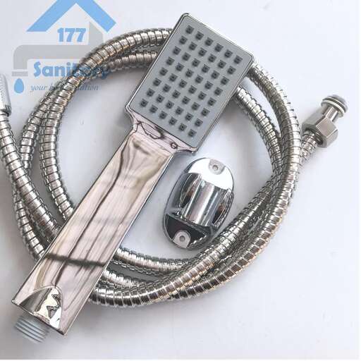 a bracelet made of silver and stainless steel.