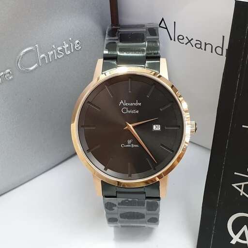 a watch that is on display.
