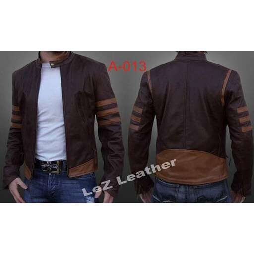 leather jacket with a zipper