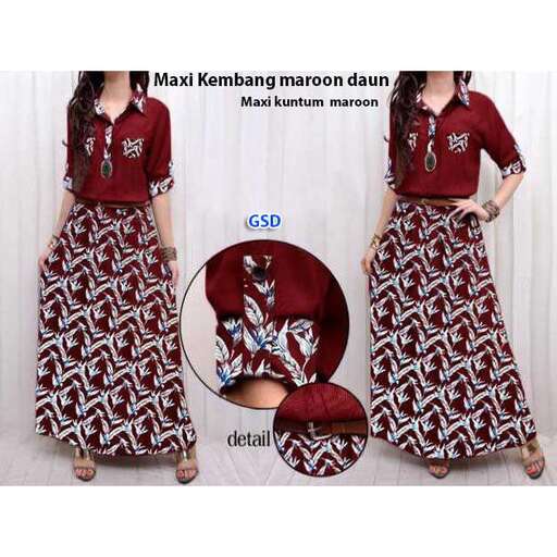 a dress made of a pattern