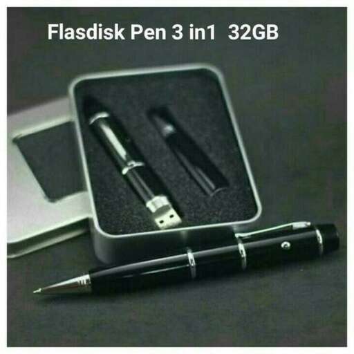 a pen in a box with a pen in it.