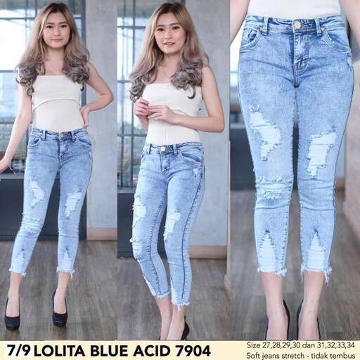 blue jeans with a white top