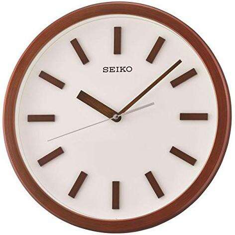 a clock that is on a white background