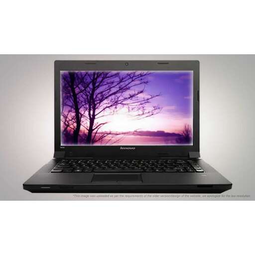a laptop computer with a tree silhouette on the screen.