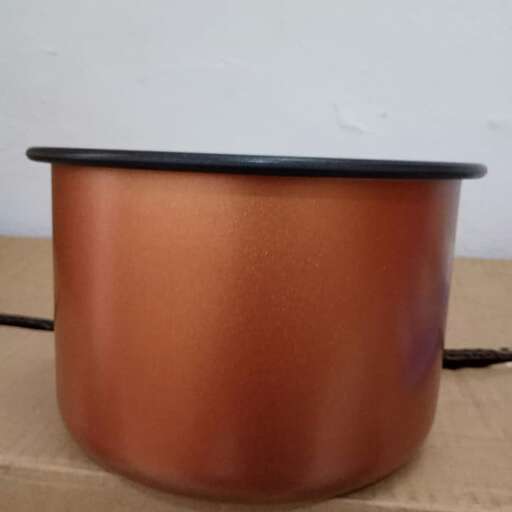 a large metal container with a lid on top of it.