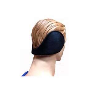 black headband with a black felt band