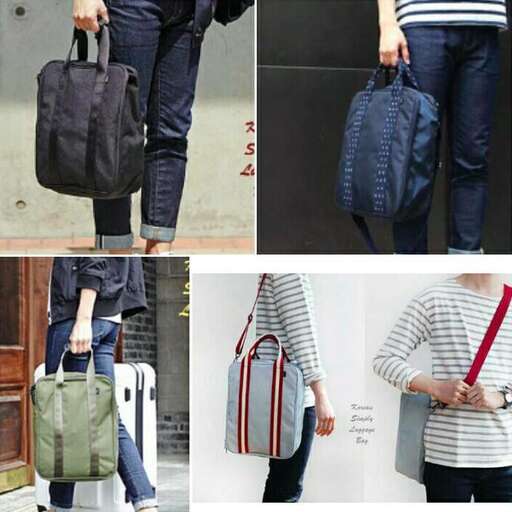 a woman is wearing a striped shirt and jeans.