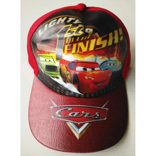 the cap is a sports car that is on display.