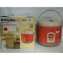 a red and white candle with a red polka dot pattern.