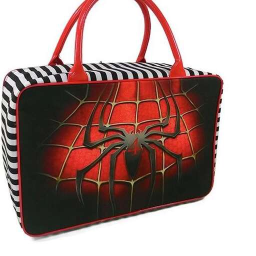 spiderman bag in red