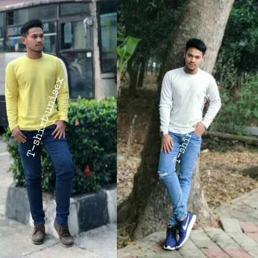 person is a man who is wearing jeans and a white sweater.