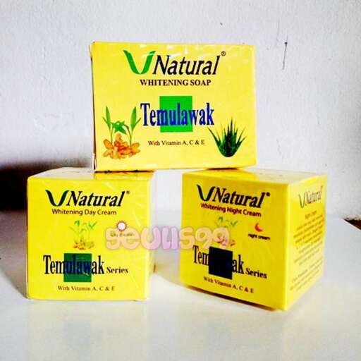 natural green and orange product in a box