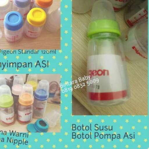 a bottle of baby products