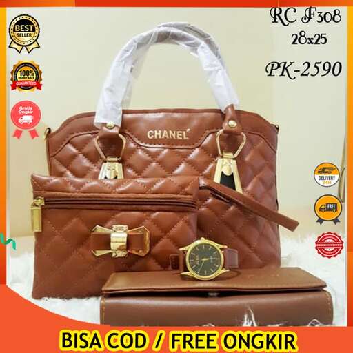 a bag that is made from a leather bag.