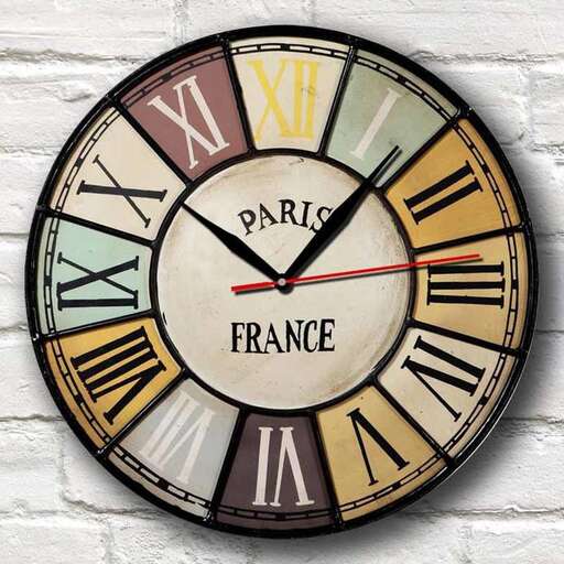 a clock with roman numerals on it.