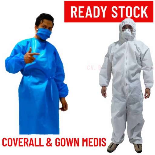 a man in a white suit and a mask