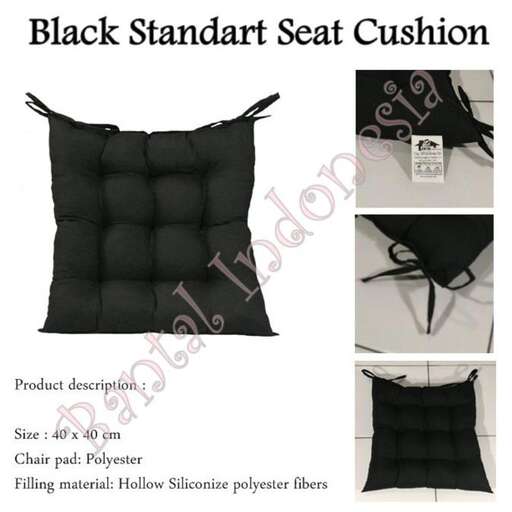 this is a black and white quilted pillow.