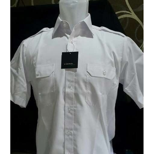 white shirt with a pocket