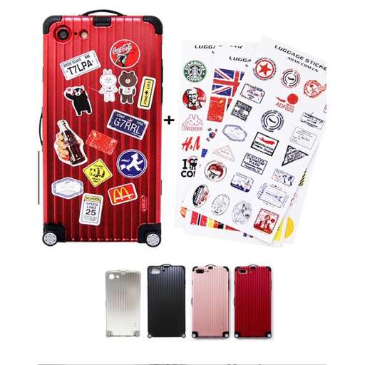 the case is made from a recycled plastic bag.