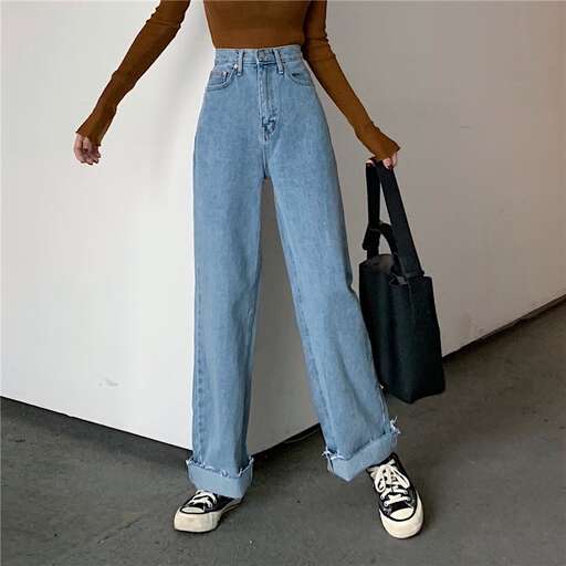 i love the look of these jeans.