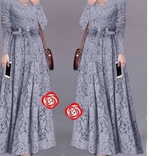 long dress with a long skirt