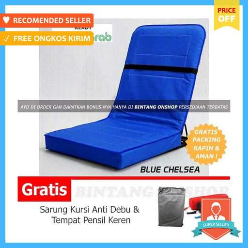 blue chair in a blue box