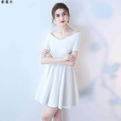 the new white dress in the new collection
