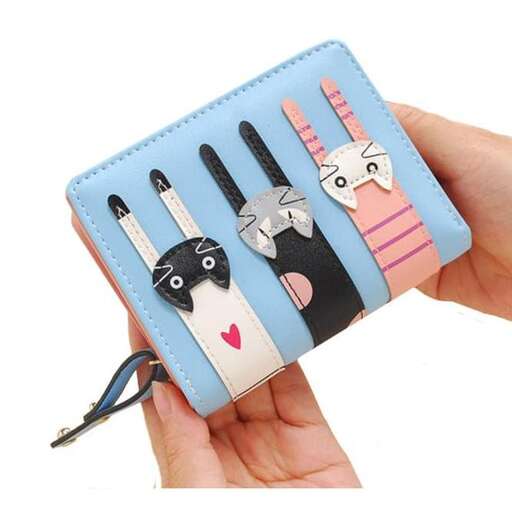 cute little pouch in blue