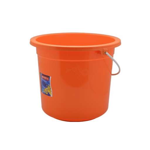 a bucket with a handle
