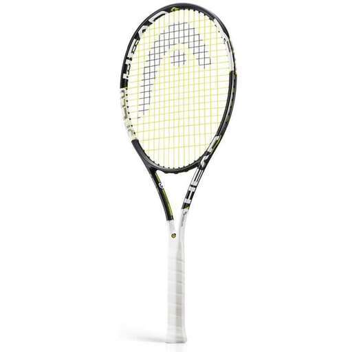 tennis racket in a white background