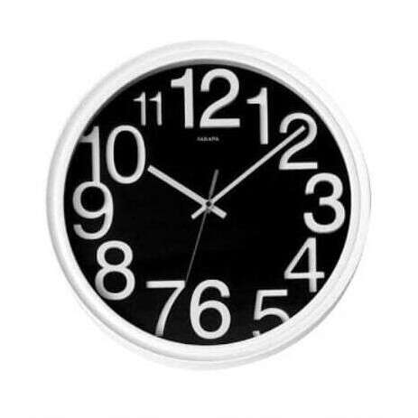 wall clock with the time