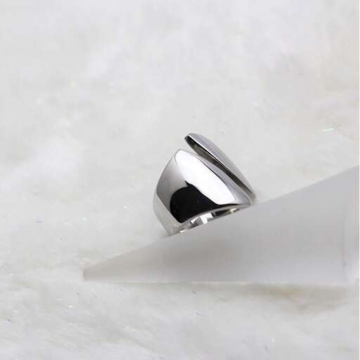 a ring made of sterling silver.
