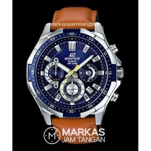 the watch is a classic design that is made of blue and silver.