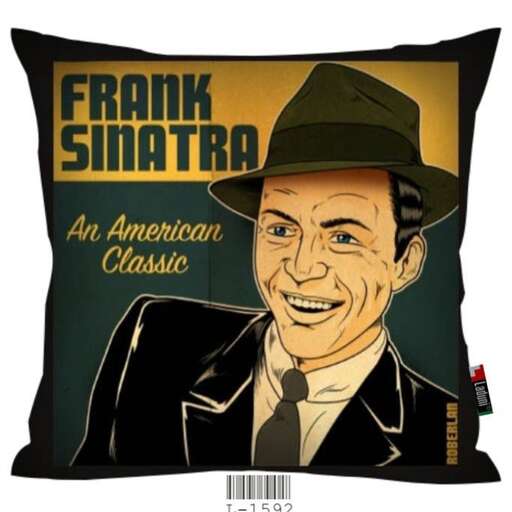 throw pillow featuring actor in a hat