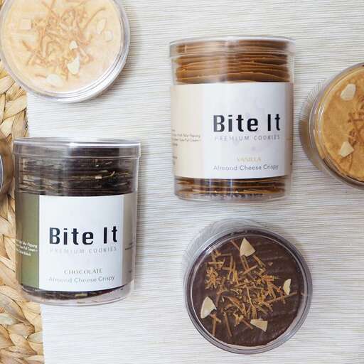 a collection of products from the region.