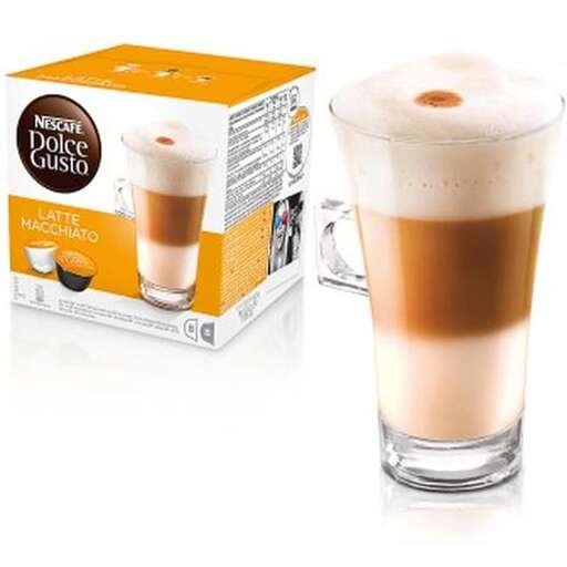 a cup of coffee and a box of ice cream.