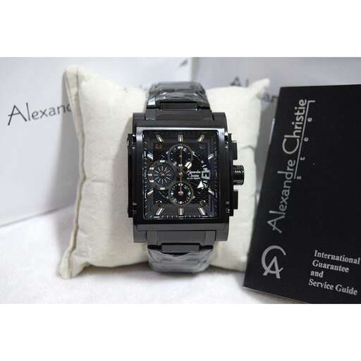 watch with a black strap