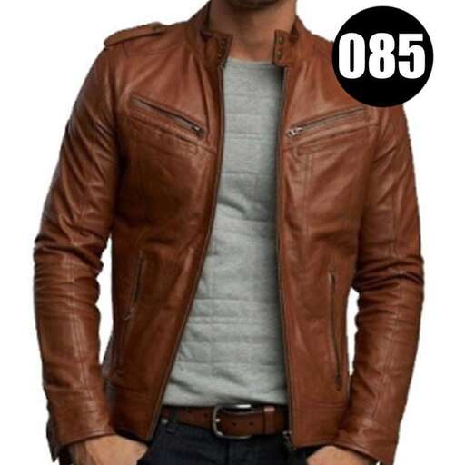 leather jacket - - i'm not sure if this is a good idea.