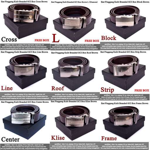 a collage of the various sizes of belt and bracelets