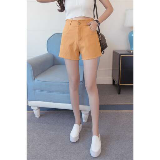 shorts with a white tee