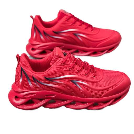 person is a brand new brand new running shoes for men.