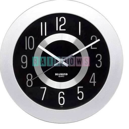 a clock isolated on a white background