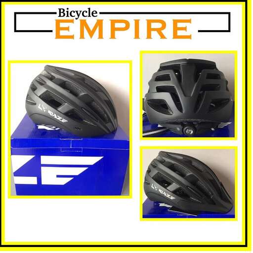 bike helmet in blue box