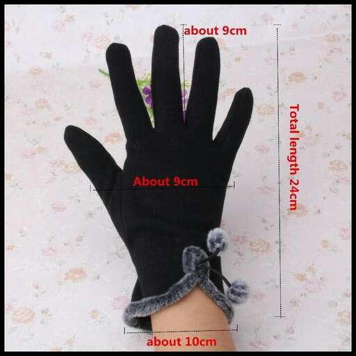 a glove with a scarf on it