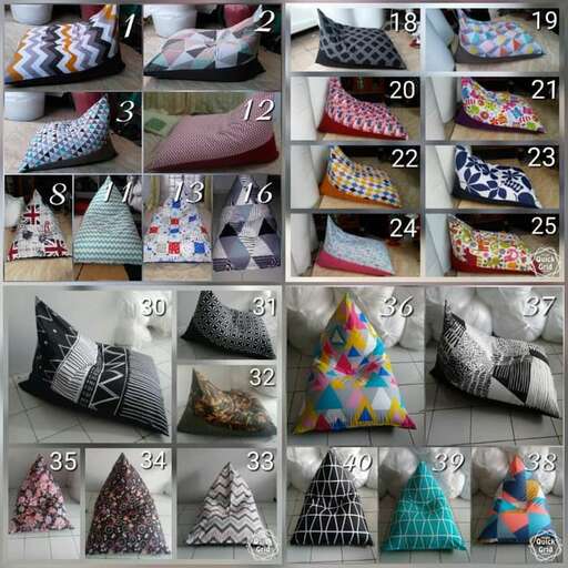 a selection of my new pillows